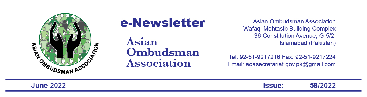56th e-newsletter of Asian Ombudsman