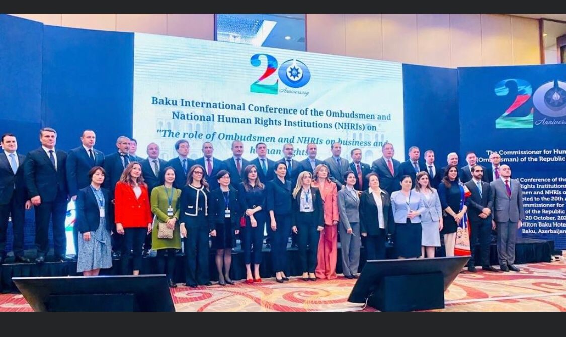 20th Anniversary, International Baku Conference of Ombudsmen and National Human Rights on 19-20 october, 2022.