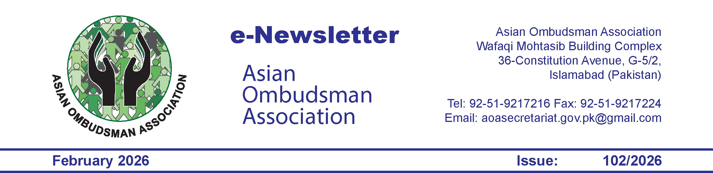 102nd e-newsletter of Asian Ombudsman