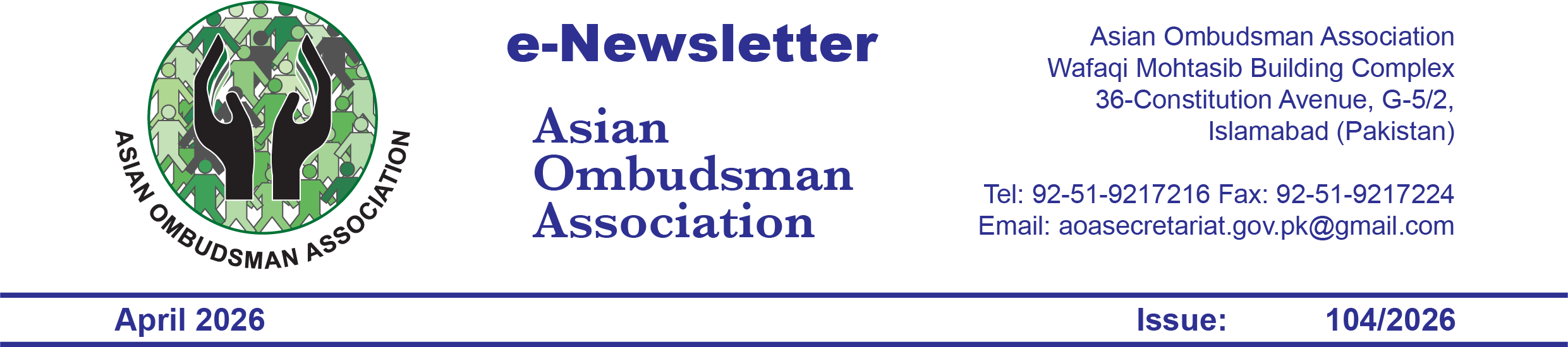 104th e-newsletter of Asian Ombudsman